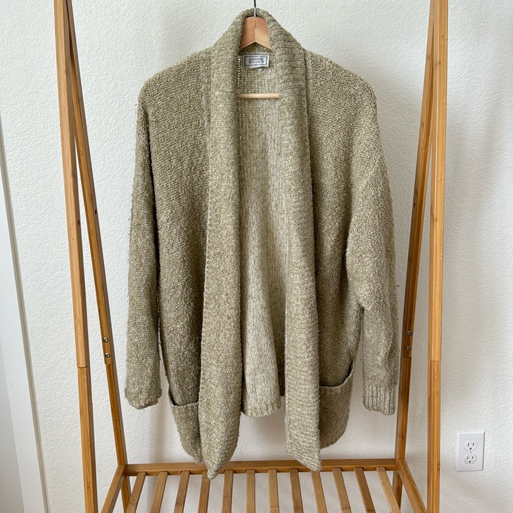 chunky knit cardigan